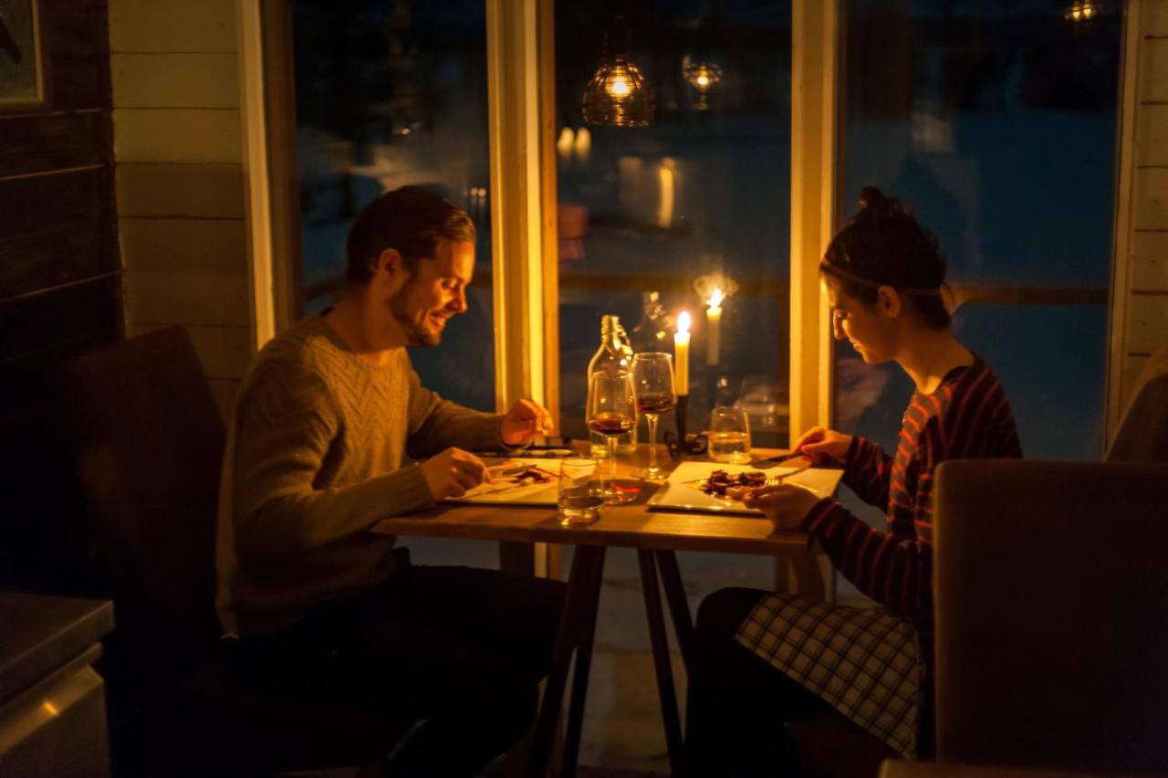 Arctic Gourmet Cabin Kiruna Exterior photo