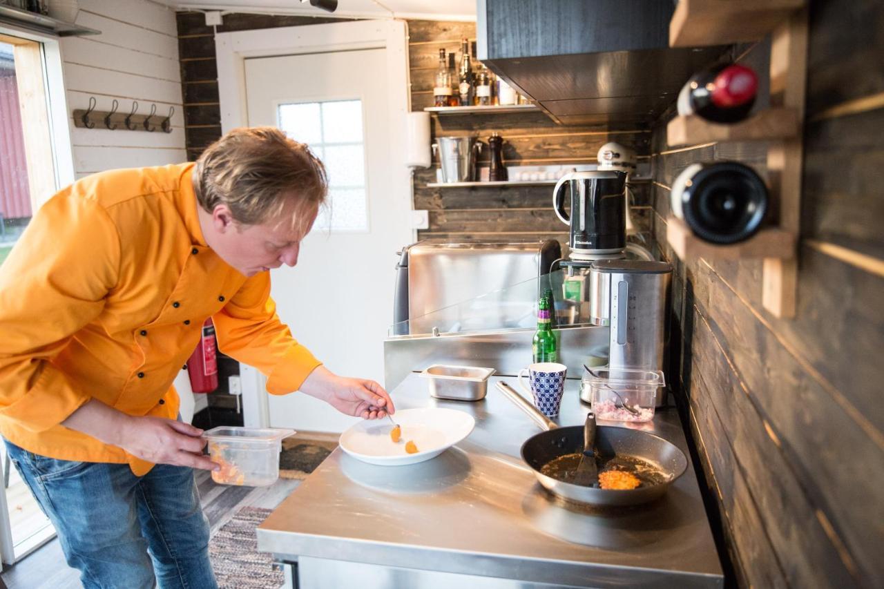 Arctic Gourmet Cabin Kiruna Exterior photo